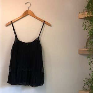 BCBGENERATION Black Lace Top